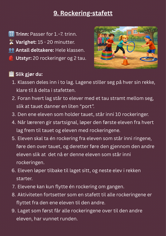 Hefte med 20 Uteaktiviteter for 1.-7. trinn