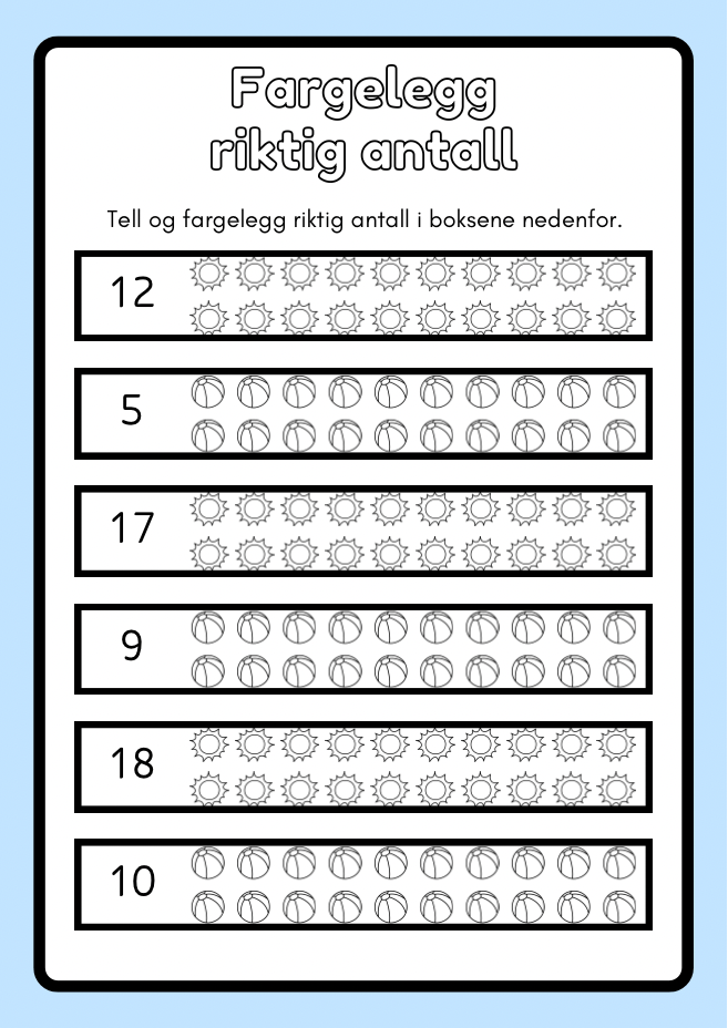 Sommerhefte for 1.–3. trinn – 20 sider gratis aktiviteter – eksempelside 4