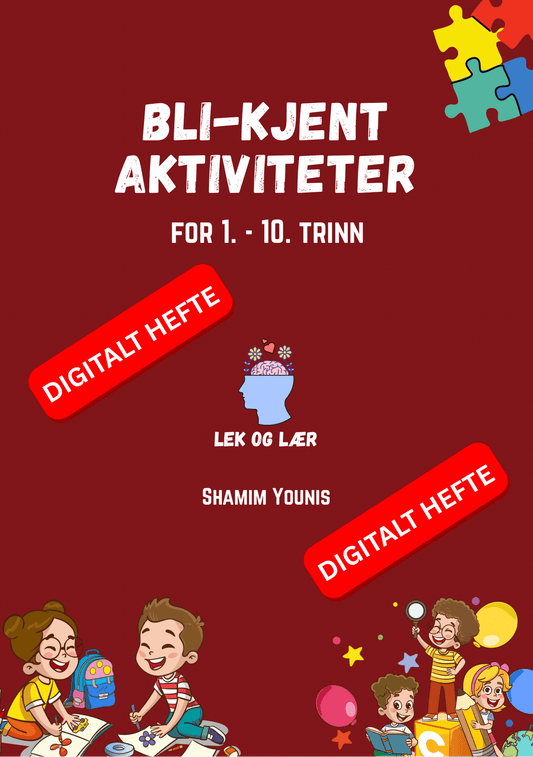 10 bli kjent-aktiviteter for 1.–7. trinn – forsiden