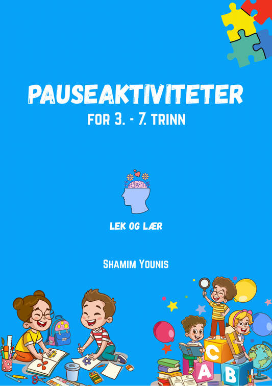 Hefte med 12 Pauseaktiviteter i klassen - 3. - 7. trinn