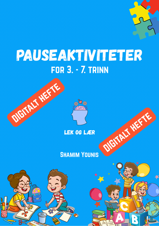 Digital - 12 Pauseaktiviteter i klassen - 3. - 7. trinn